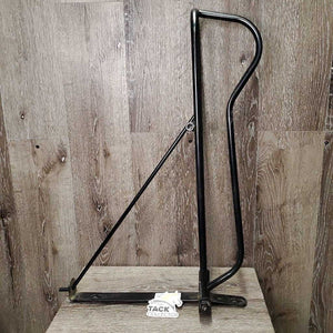 Wall Mount Metal Folding Western Saddle Rack *vgc, rubs, dirty & dusty, rust