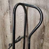 Wall Mount Metal Folding Western Saddle Rack *vgc, rubs, dirty & dusty, rust