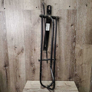 Wall Mount Metal Folding Western Saddle Rack *vgc, rubs, dirty & dusty, rust