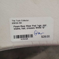 Foam Rear Riser Pad *vgc, mnr stains, hair, creases