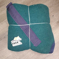 Wool Cooler, 0 legs/tail *gc, older, hair, mnr unstitched, dirt, hole, puckers, threads, rubs, shrunk
