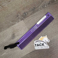 Thick Plastic Mane Comb, string *gc, dirt, stains