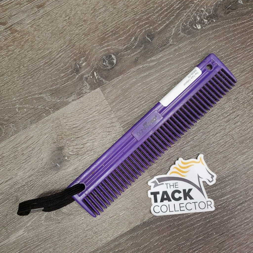 Thick Plastic Mane Comb, string *gc, dirt, stains