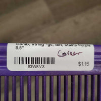 Thick Plastic Mane Comb, string *gc, dirt, stains