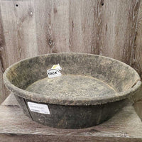 Rubber Feed Tub *fair, clean, stains, faded, TORN
