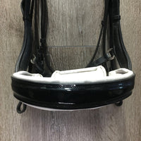 Monocrown Crank Double Bridle, add on bling bband *vgc, dirt, stains, curled edge, creases, 0 flash
