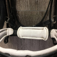 Monocrown Crank Double Bridle, add on bling bband *vgc, dirt, stains, curled edge, creases, 0 flash
