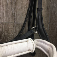 Monocrown Crank Double Bridle, add on bling bband *vgc, dirt, stains, curled edge, creases, 0 flash