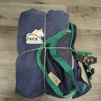 Lt Winter Blanket *gc, NO tail, 0 wpf, older, clean, v. faded, torn reflects, snags, mnr lining tears, threads, rubs
