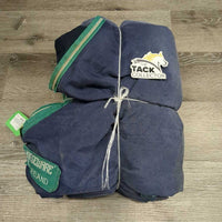 Lt Winter Blanket *gc, NO tail, 0 wpf, older, clean, v. faded, torn reflects, snags, mnr lining tears, threads, rubs
