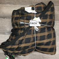 Lt Cotton Stable Blanket, tail, 0 legs *vgc, clean, older mnr hair, repair, rubs, faded