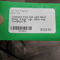 Light Mesh Sheet, 2 legs *vgc, clean, bag
