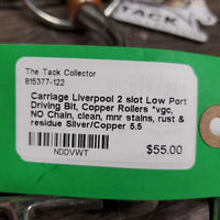 Carriage Liverpool 2 slot Low Port Driving Bit, Copper Rollers *vgc, NO Chain, clean, mnr stains, rust & residue
