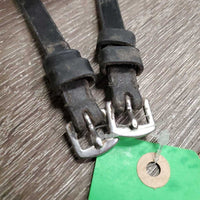Padded Crank Monocrown Noseband ONLY, Flash *gc, missing & broken keepers, dirty, scrapes, trimmed end, xholes
