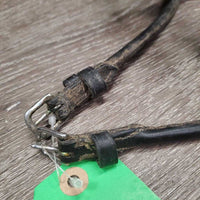 Monocrown Padded Crank Noseband ONLY *gc, sticky, dirty, rubs, hairy seams, missing keeper
