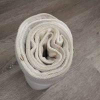 2 No Bow Fleece Leg Quilts *gc/fair, dirty, clumpy, dingy, hair
