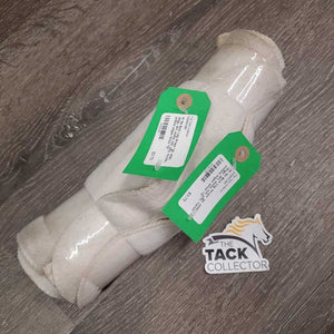 Pr No Bow Leg Wraps *gc, older, dingy, dirt, stains, hair, pilly, marker, undone edges