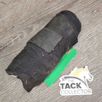 1 ONLY Stretchy Nylon Leg Wrap *fair/poor, dirty, snags, pilly edges, unstitched & weak velcro
