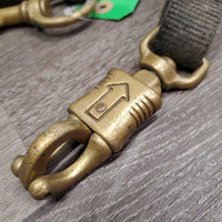 1 Adjustable Thick Nylon Web Trailer Tie *fair, taped, v.dirty, faded, snags, rips, edge frays, smells
