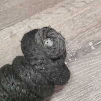 Stiff Nylon Lead Rope *gc, mnr dirt, hair, frays, rust