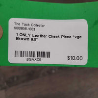 1 ONLY Leather Cheek Piece *vgc
