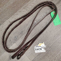 Soft Leather Braided Reins *vgc, mnr dirt?residue
