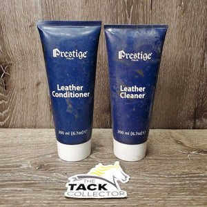 SET: Leather Cleaner & Conditioner Bottles *2/3 full, sticky, dirty