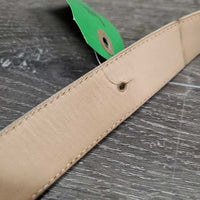 Leather Belt Only *gc, No Buckle, mnr stains, dents & loose thread
