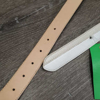 Leather Belt Only *gc, No Buckle, mnr stains, dents & loose thread
