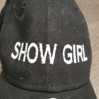 Baseball Cap "Show Girl" *vgc, hairy, faded?, stain, bent
