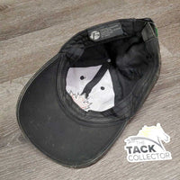 Baseball Cap *fair, v.faded & disccolored, mnr stains, rubs, frayed top snap
