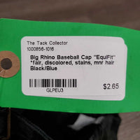 Baseball Cap "EquiFit" *fair, discolored, stains, mnr hair
