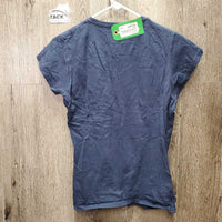 SS T-Shirt "#Mare Crush" *gc, faded, hair, cracking text, discolored spots
