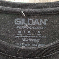 "TKEQ" LS T-Shirt *gc, hairy, fuzzies, linty, pills, faded, older
