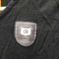 LS Light Merino Wool Shirt, elbow patches *gc, hairy, pilly, threads, deodorant sparkles
