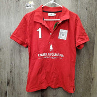 SS Polo Shirt, 1/4 Button up *xc/like new

