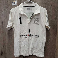 SS Polo Shirt, 1/4 Button up *xc/vgc
