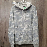 LS Sweatshirt Hoodie "Calgary Polo Club" *gc, stains, inner rubs & pills
