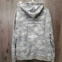 LS Sweatshirt Hoodie "Calgary Polo Club" *gc, stains, inner rubs & pills
