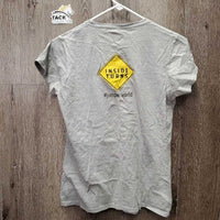 SS T-Shirt "Inside Turns" *fair, stains, rubs, cracking logo, rubs, pills
