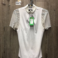 SS Sun Show Shirt, magnetic collar *fair, snags, runs, v.dingy collar & mesh
