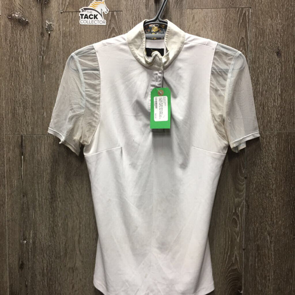 SS Sun Show Shirt, magnetic collar *fair, snags, runs, v.dingy collar & mesh