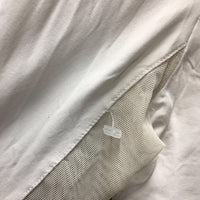 LS Mesh Sun Shirt, quarter zip *gc/fair, undone seams, stains, pills, pit stains
