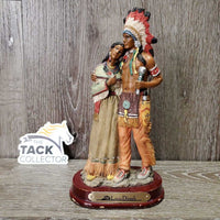 Louis Dionne Indigenous Couple Statue *vgc, mnr dust
