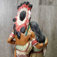 Louis Dionne Indigenous Couple Statue *vgc, mnr dust
