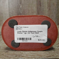 Louis Dionne Indigenous Couple Statue *vgc, mnr dust
