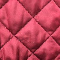 Puffy Vest, zipper *gc, stained collar edge, slices