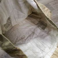 Cotton Tote Bag *like new, inner seam threads

