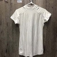 LS Sun Show Shirt, 1/4 zip up, mesh pits & back *gc, pit stains, snags, pills