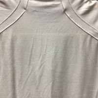 LS Sun Show Shirt, 1/4 zip up, mesh pits & back *gc, pit stains, snags, pills